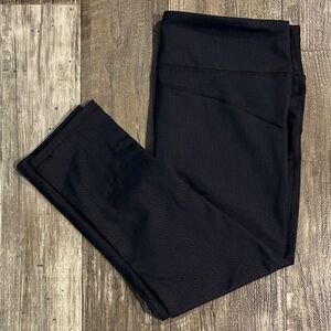 Marika Cropped Black Leggings